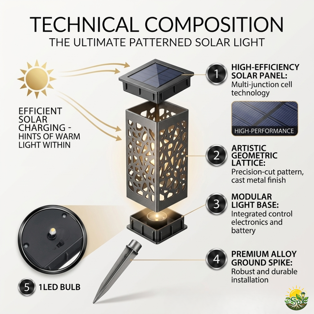 Sunroot ™ Solar Pattern Lights