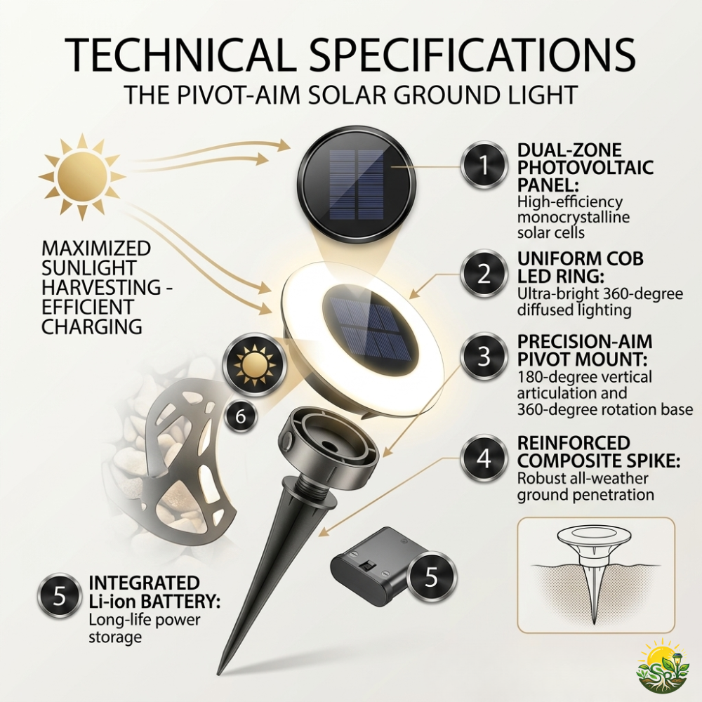Sunroot ™ Solar Ground Lights