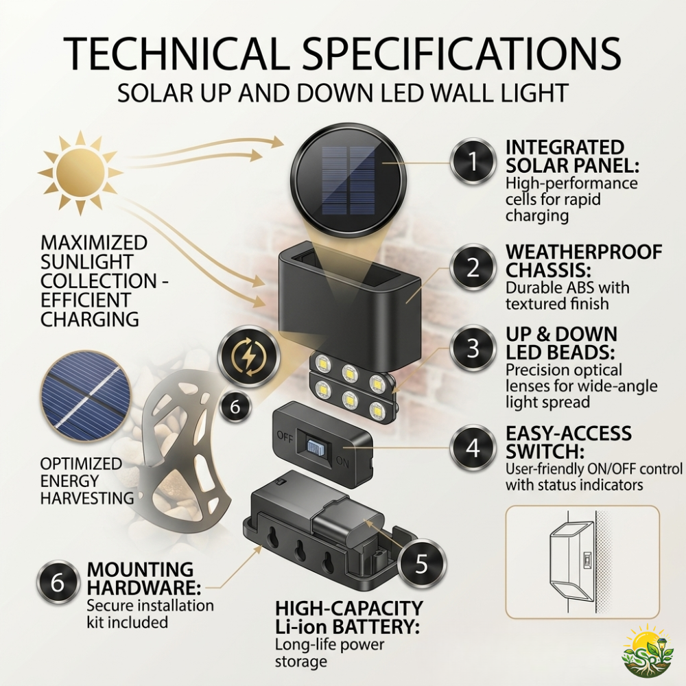 Sunroot ™ Solar Wall Lights